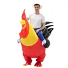 Large Inflatable cock chicken Cartoon character Mascot Costume Advertising Ceremony Adult Fancy Dress Party Animal carnival prop 3