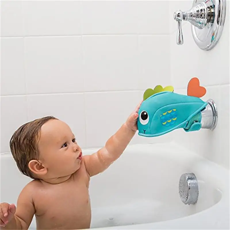 Cartoon diving material Water Faucet mouth Protection Cover Baby Safety Protector Bath Tap Product Edge Corner Guards kids care