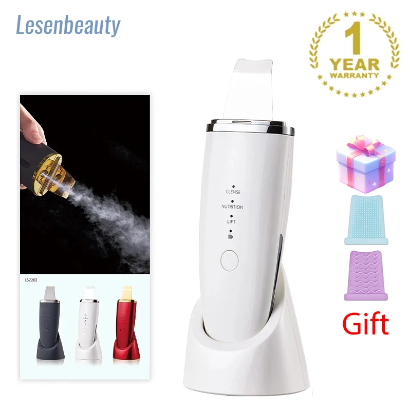 

EMS Ultrasonic Skin Scrubber Deep Face Cleaning Machine Peeling Shovel Facial Pore Cleaner Face Skin Scrubber Lift Machine