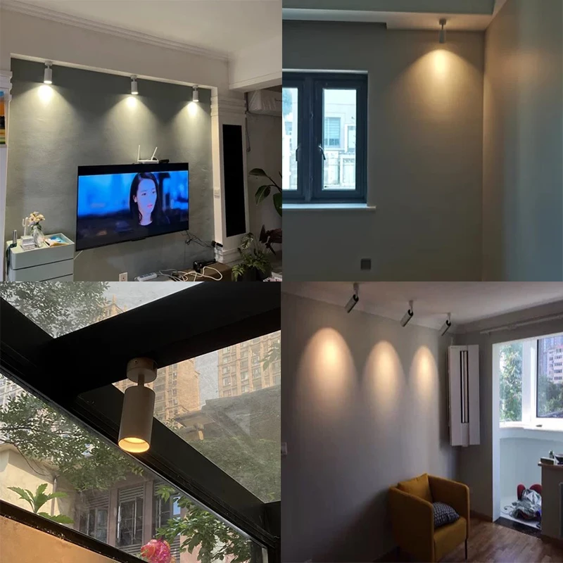 LED 벽 램프 스포트 라이트 40W 스팟 조명기구 천장 스포트 라이트 트랙, LED 조명 조명, 룸 의류 매장 주방 모던