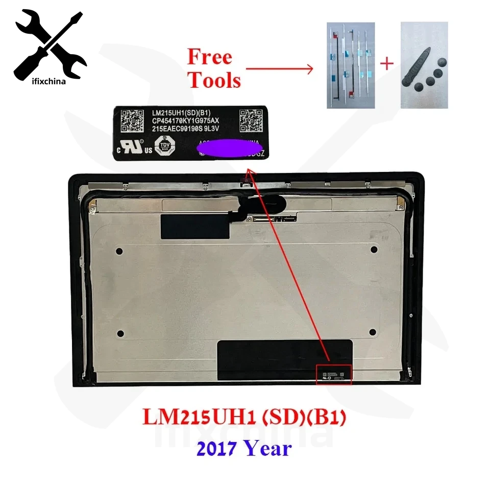 Nuovissimo Gruppo Display A1418 4K Lm215Uh1(Sd)(A1)(B1) Per Imac 21.5 ''A1418 Display Lcd Completo In Vetro 2015 2017