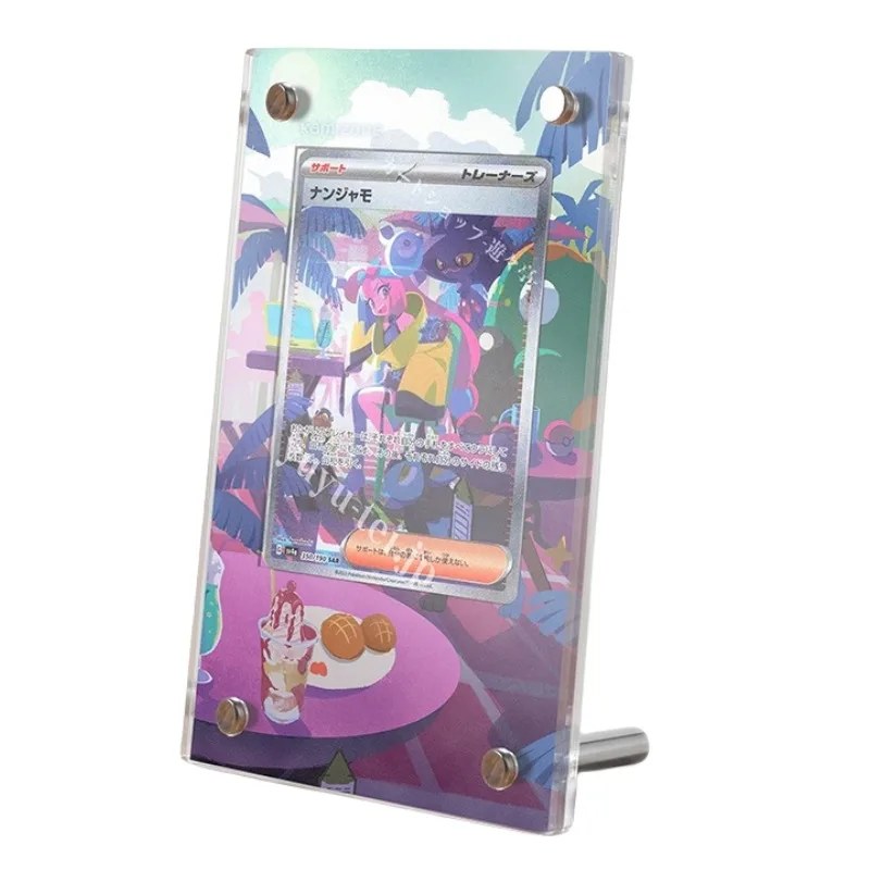 

Pokémon Trainer Iono Animation Characters Extended Painting Acrylic Card Brick Anime Classics Collection Cards Display Stand