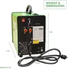 141Si MIG/TIG/Stick Welding Machine 140 Amp IGBT Welder 110V Input with Auto Pre and Post Flow Control for MIG and TIG 6