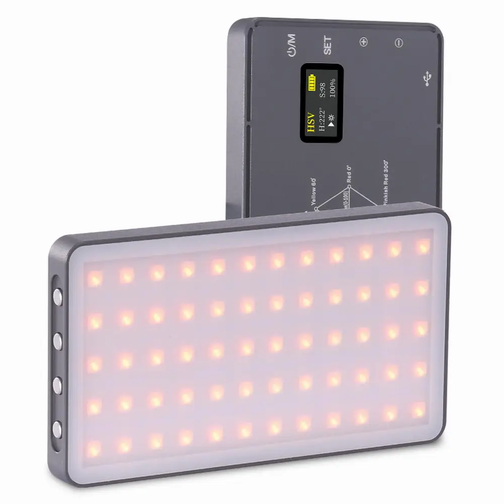 

Jumpflash LED Video Light 60 LED CRI 95+ 3000-6500k On Camera Panel Lamp