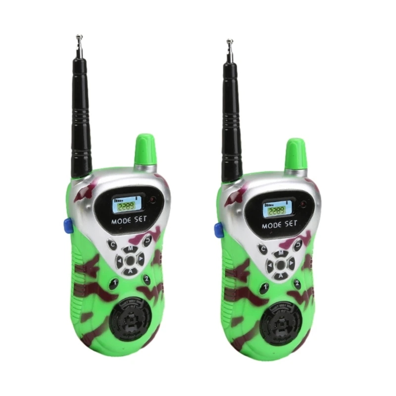 Toddlers Walkie Talkie Intercom Toy Operated Portable Walkie Talkie Indoor Outdoor Kids Camping Outdoor Toy