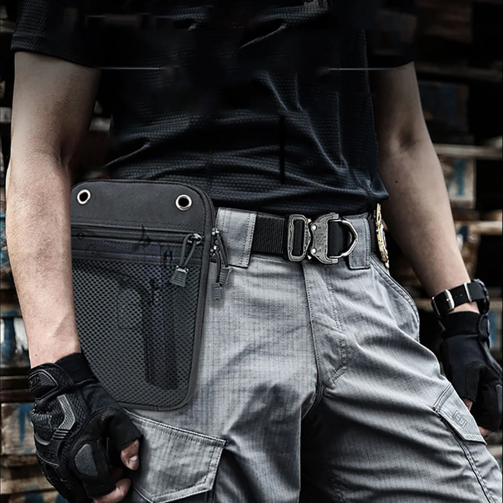 Molle Outdoor Taktische verdeckte Pistole Holster Tasche EDC Magazin Tasche für Universal Pistolen Tragen Holster Taille Fanny Pack – Detail 1