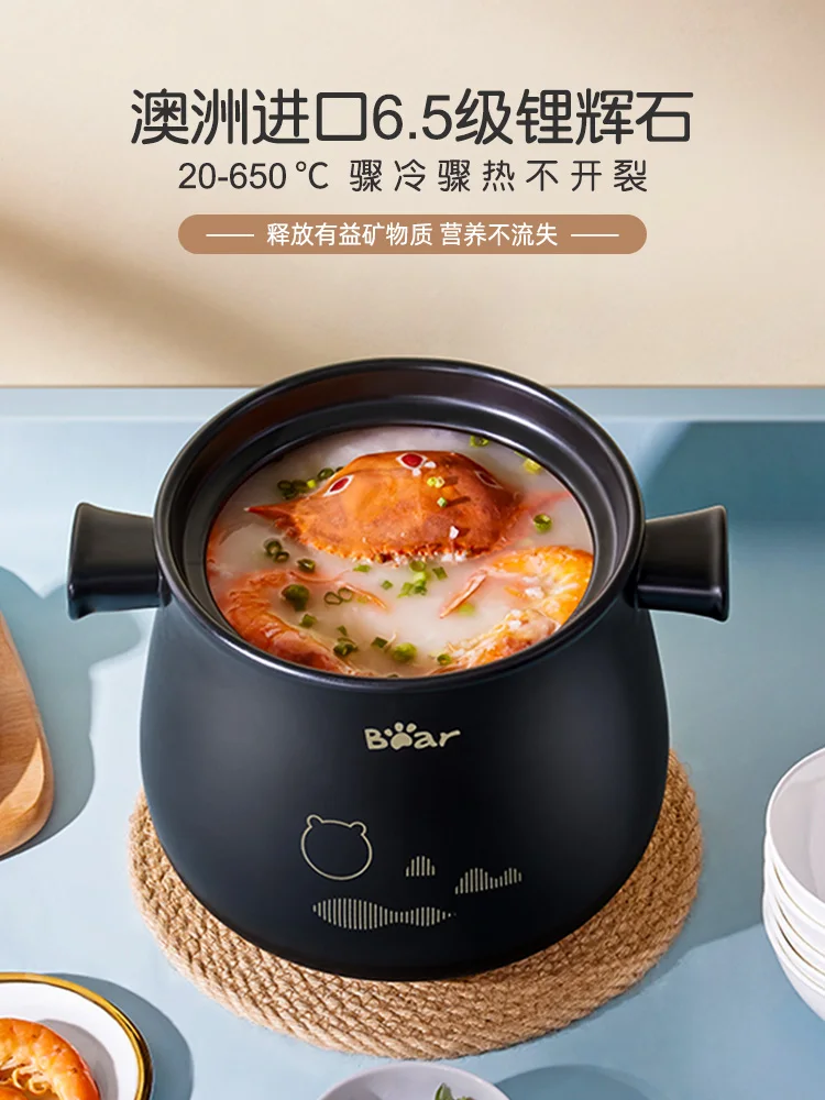 

Casserole/Stewpot Household Gas Soup Claypot Rice Ceramic Pot Gas Stove Dedicated Chinese Casseroles High Temperature Resistant