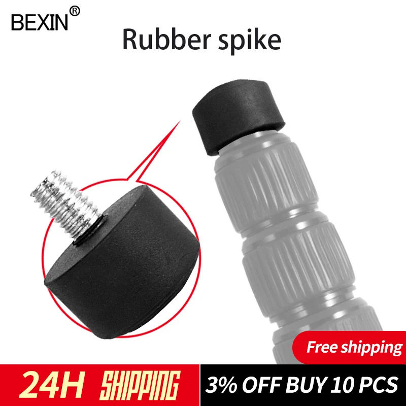 Tripod foot pads 3/8"& M8 &1/4'' screw rubber replacement mat camera accessories for profession tripod monopod