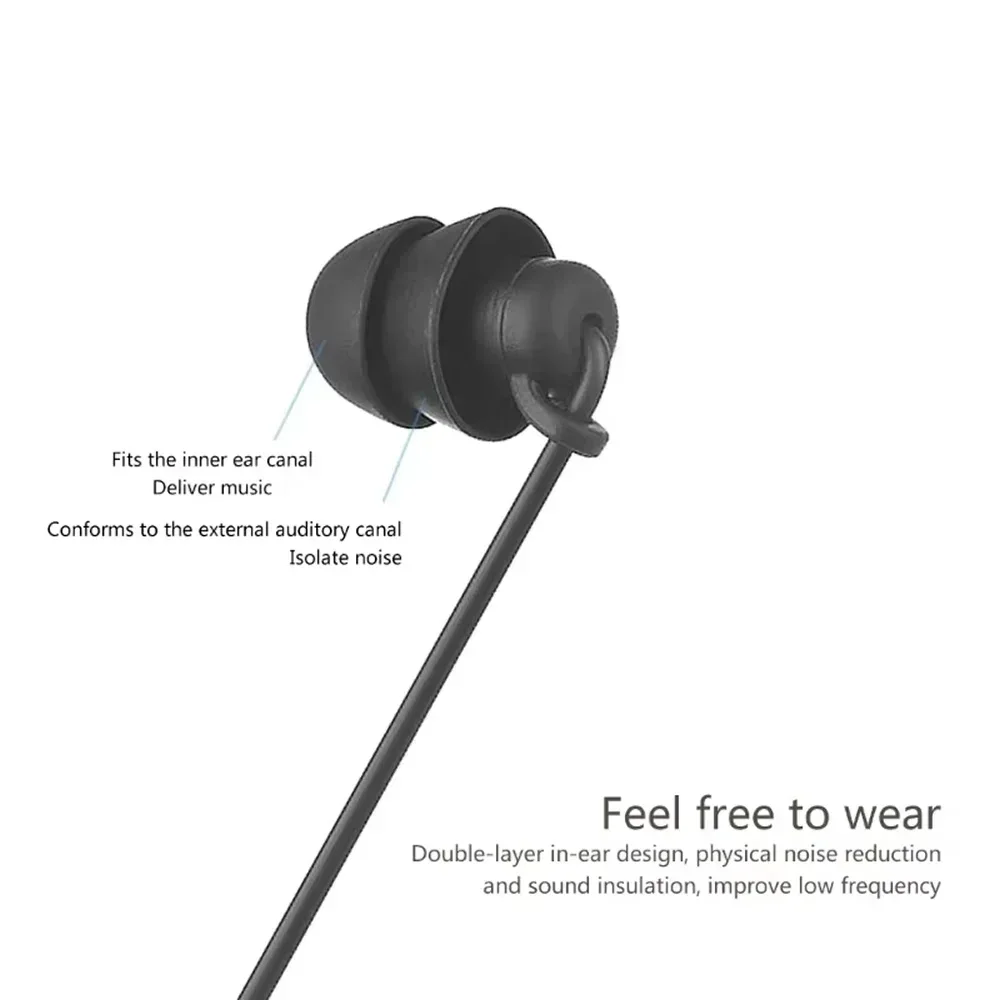 Single Side Earbud Mono Earpiece With Microphone for HandsFree Call Comfort Silicone Tip, for Driving Sport Running Cycling 3
