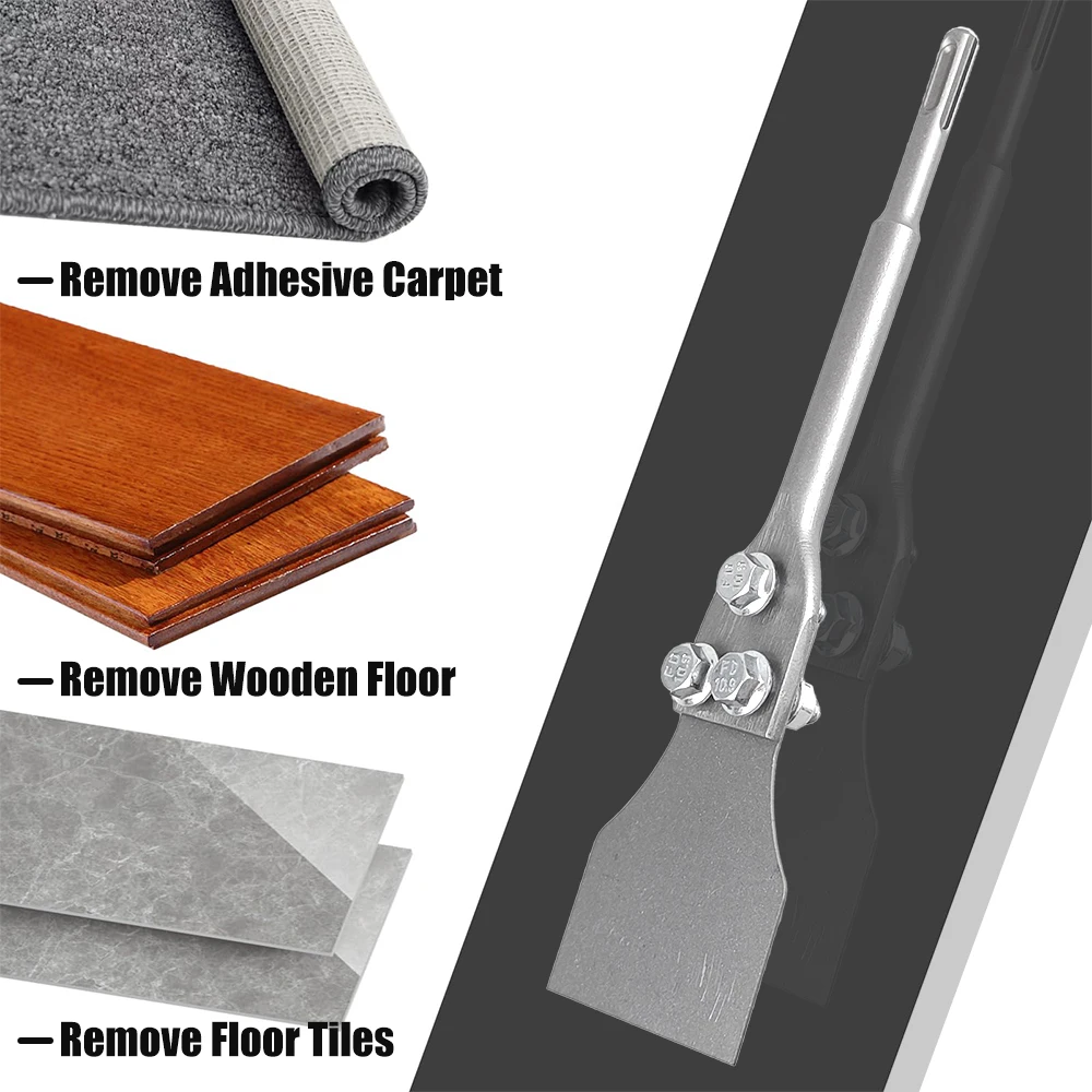 Scalpello Per Piastrelle SDS 300x100mm - Raschietto Professionale Per Rimozione Pavimenti E Pareti - Foto 9