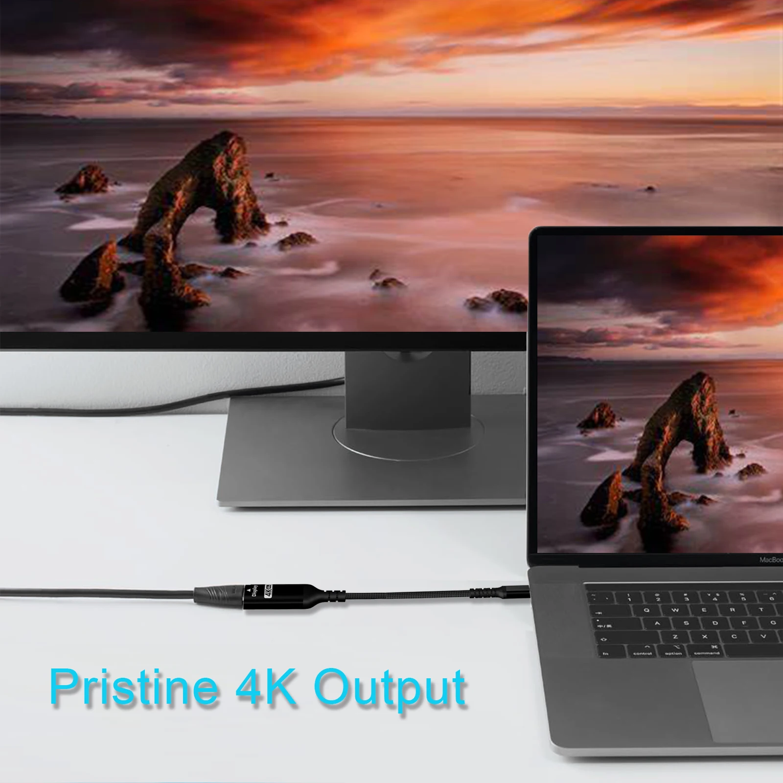 4K USB-C to HDMI Cable Adapter
