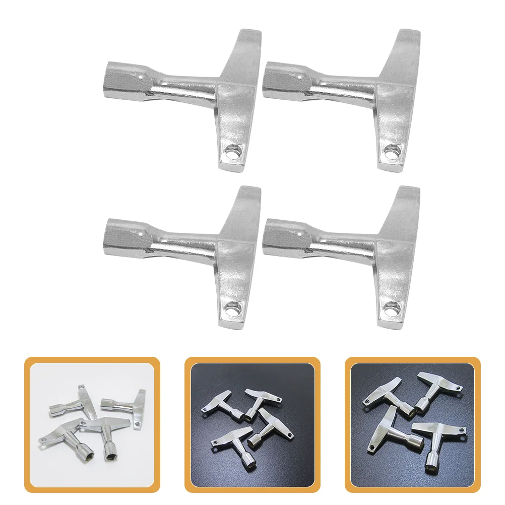

4 Pcs Drum Key Wrench Tool Wrenches Keys Metal Tuning Accessory Acoustic Snare Tuner Universal