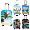 Tropical Beach Luggage Covers Elastic Highway Suitcase Protective Covers for Travel Accessories Anti-dust Trolley Case Cover 1