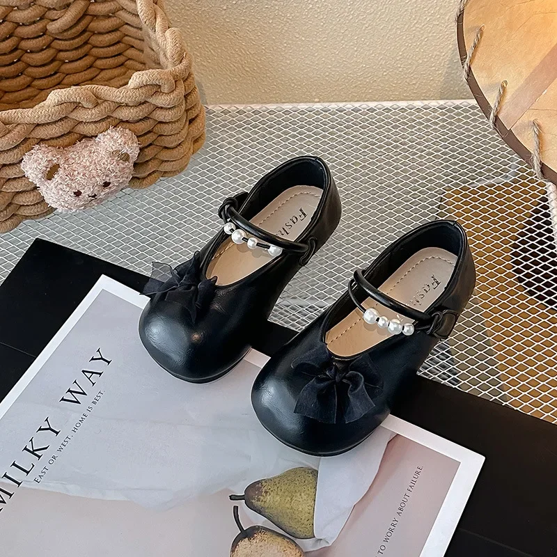 Girls Leather Shoes Spring Fashion