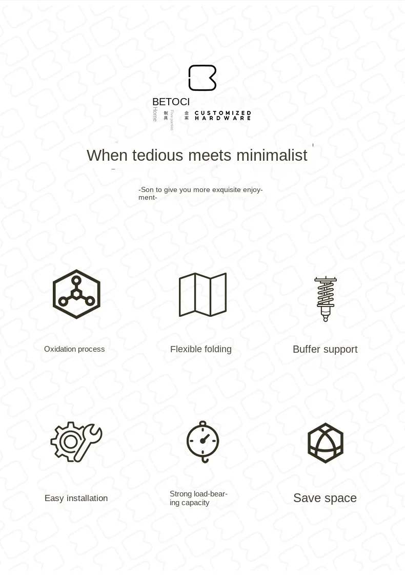 Multi Function Furniture Hardware Fitting Transformer Convertible Table Wall Mou
