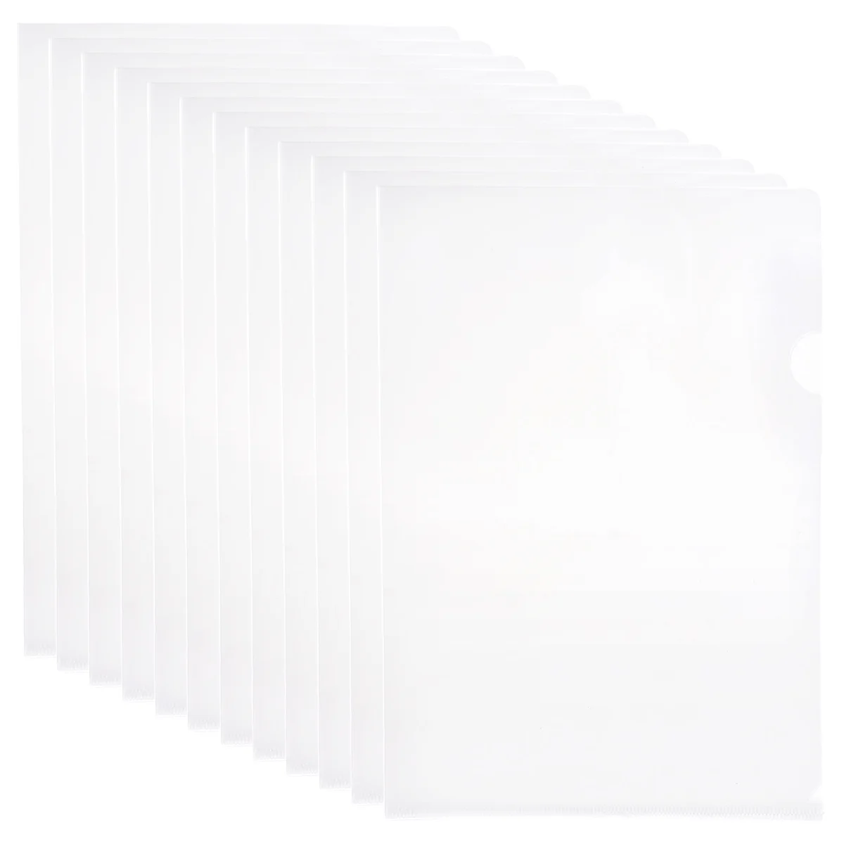 

Plastic Clear Practical Transparent L-Type A4 Size Document Folder Safe Project Pocket File Folder School Office Supplies