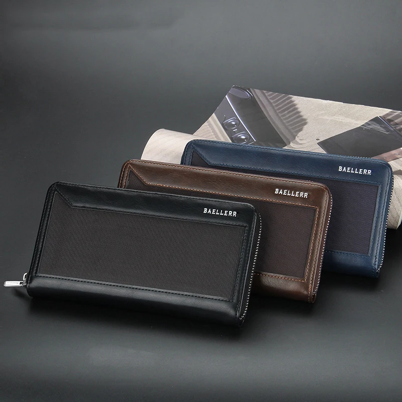 

Men's Wallet Large Capacity Business Phone Bag Fashion Long Zipper Bag Zero Wallet For Man