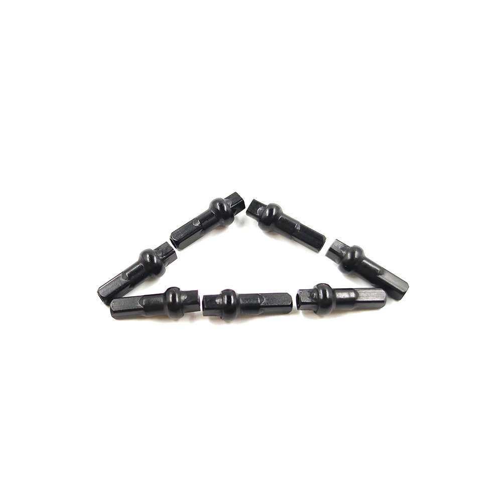 Bicycle Parts Bike Spokes Nipples Pillar DSN Nipples for 14.4mm 16mm 18mm High Strength Aluminum Alloy Nipples 14G Spoke Black MTB Road Bike Spoke