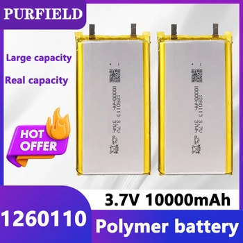 1260110 Batteria ai polimeri di litio 3.7V 10000mAh Batterie ai polimeri ricaricabili Lipo Li-Po per Power Bank GPS Laptop Luci da campeggio Fai da te