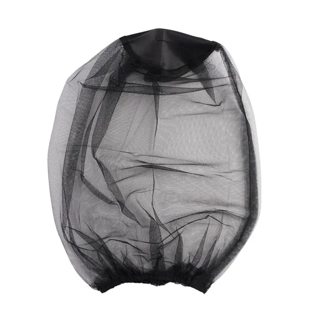 Fine Holes Mesh Fly Screen Premium Anti Mosquito Insect Head Mesh Net Face Protector For Camping Cap Garden Supplies
