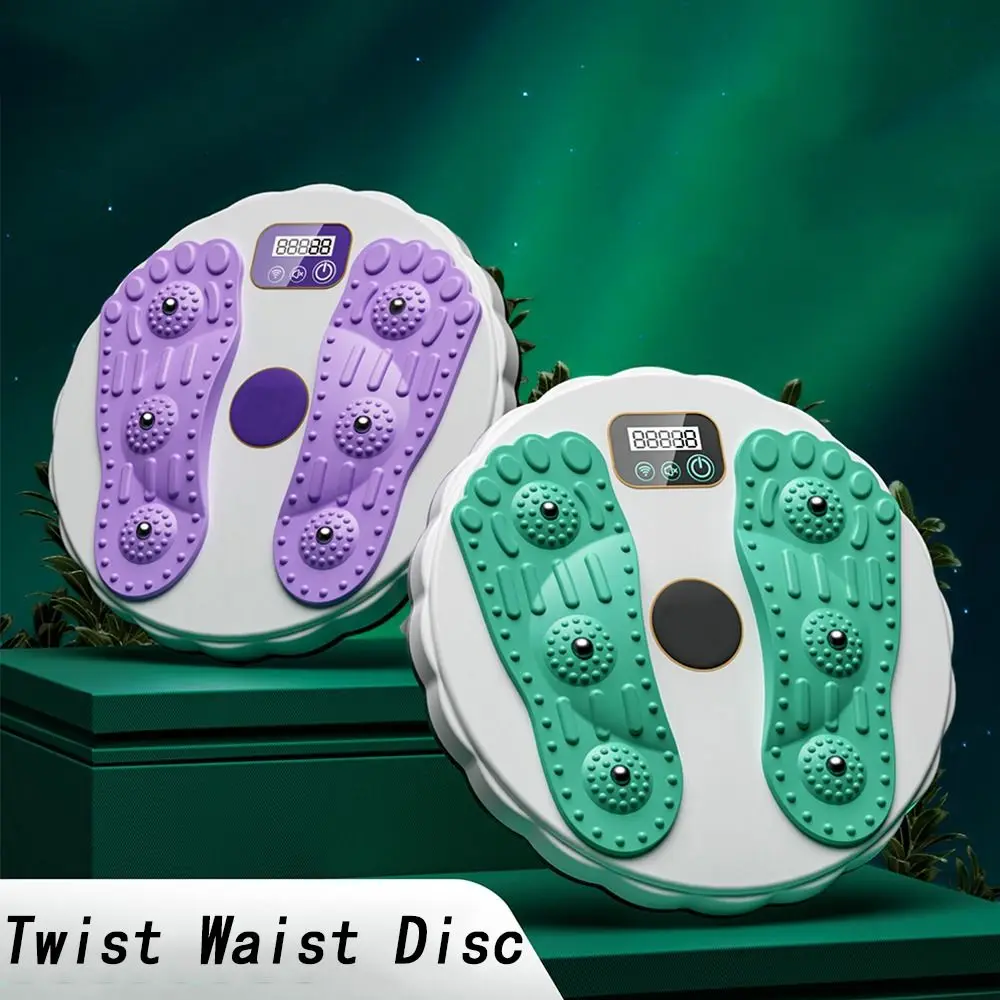 

Износостойкая спиральная Талия диск доска с электронным счетчиком ЖК-экран Массажная пластина для ног формирование тела
