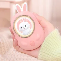 Cute Cartoon Hand Warmer Rechargeable Usb Quick Heating Electric Hands Heater Winter Outdoor Traveling Kid Gift Night Light 2