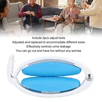 1pcs Male Urinary Incontinence Clamp Prevent Leakage Adjust Pressure Soft Silicone Incontinence Clip Men Male Patients Care 1