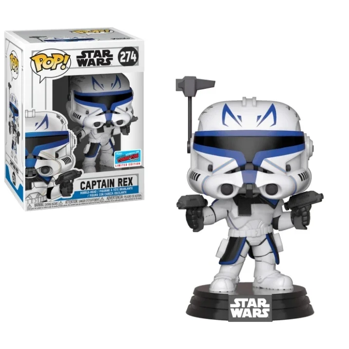 Funko כוכב פופ מלחמות קפטן rex 274 # vinall מוסכמה בלעדי אוסף קומיקס דגם צעצועים