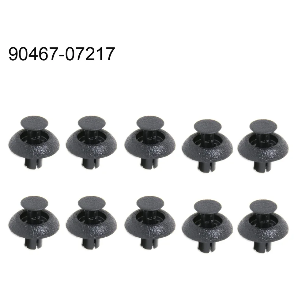 10pcs 90467-07217 Car Radiator Support Clips Engine Covers Clips