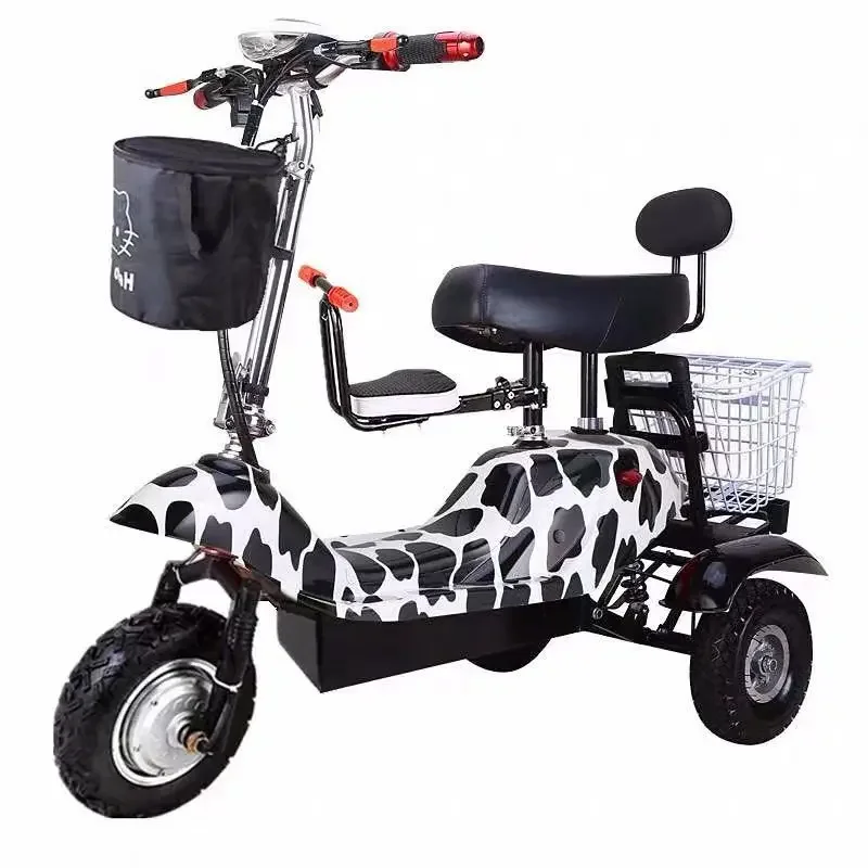 

20km/h 3 Wheels Elderly Scooter Folding Electric Portable Luggage Car
