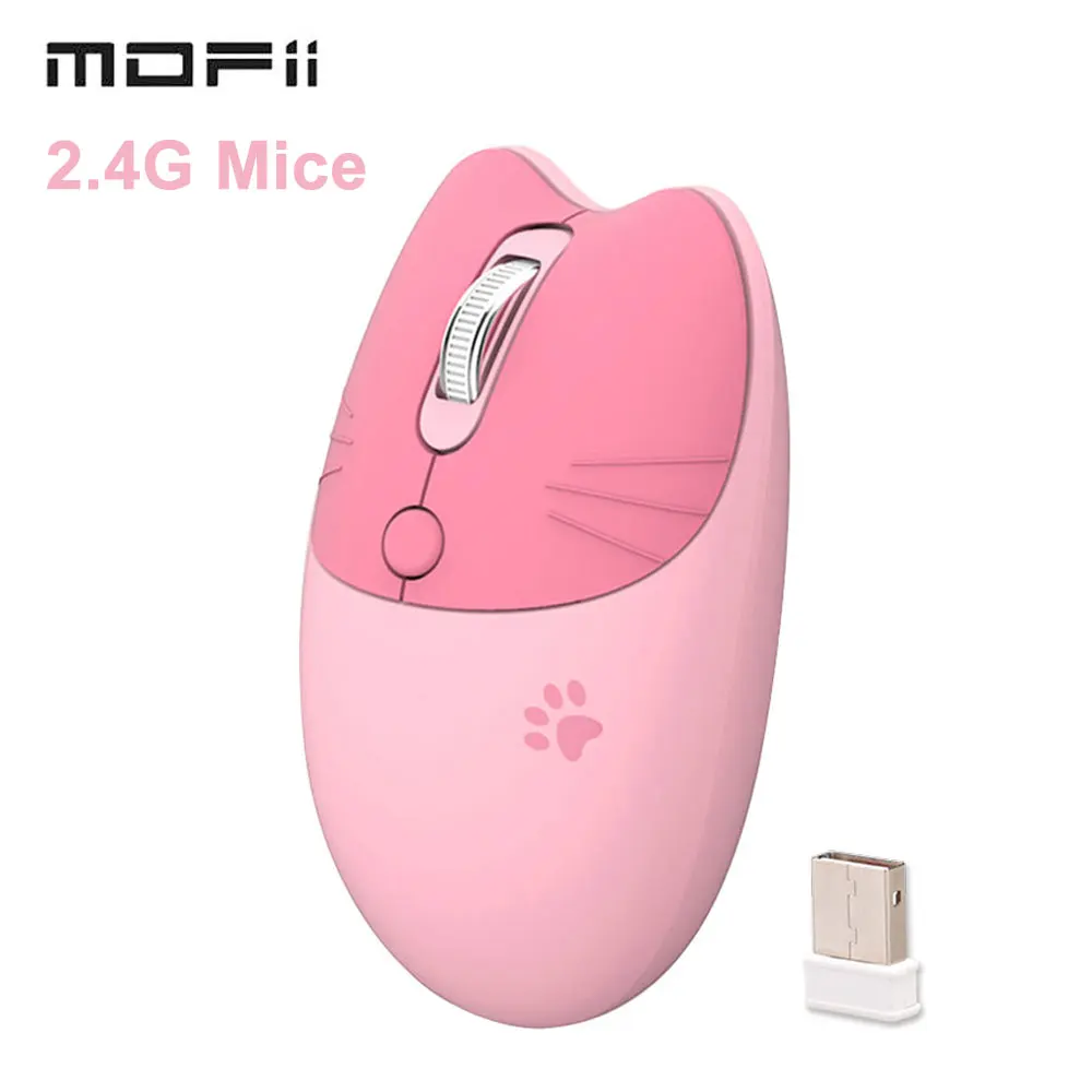 Mofii 2.4G Wireless Mouse M3 Gaming Mouse Ergonomic Office Mice Auto Sleep Low Noise 1600DPI for Desktop Computer Laptop