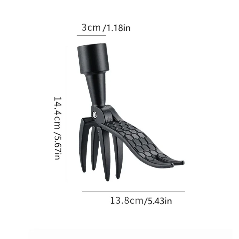 Stand Up Weed Puller Tool with Screw Holes Portable Weeding Head Replacement Gardening Digging Weeder Removal Accessory 6