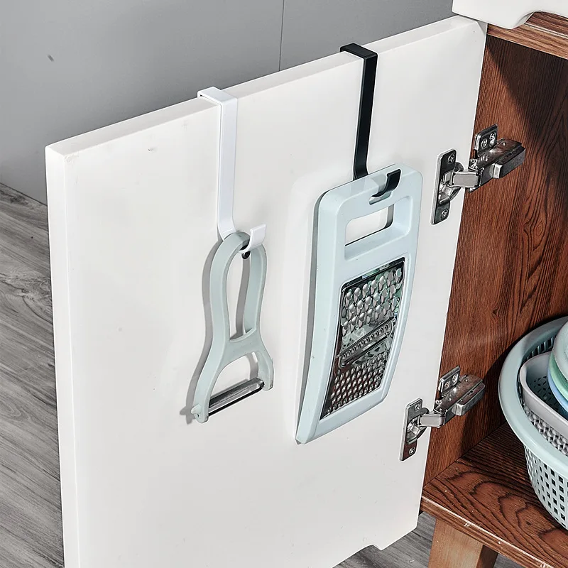 Description Picture 6 of item2pcs Space Aluminum Hooks Bathroom Radiator Towel Holder For Kitchen Cabinets Door Back Hook Key Clothes Scarfs Hat Hanger