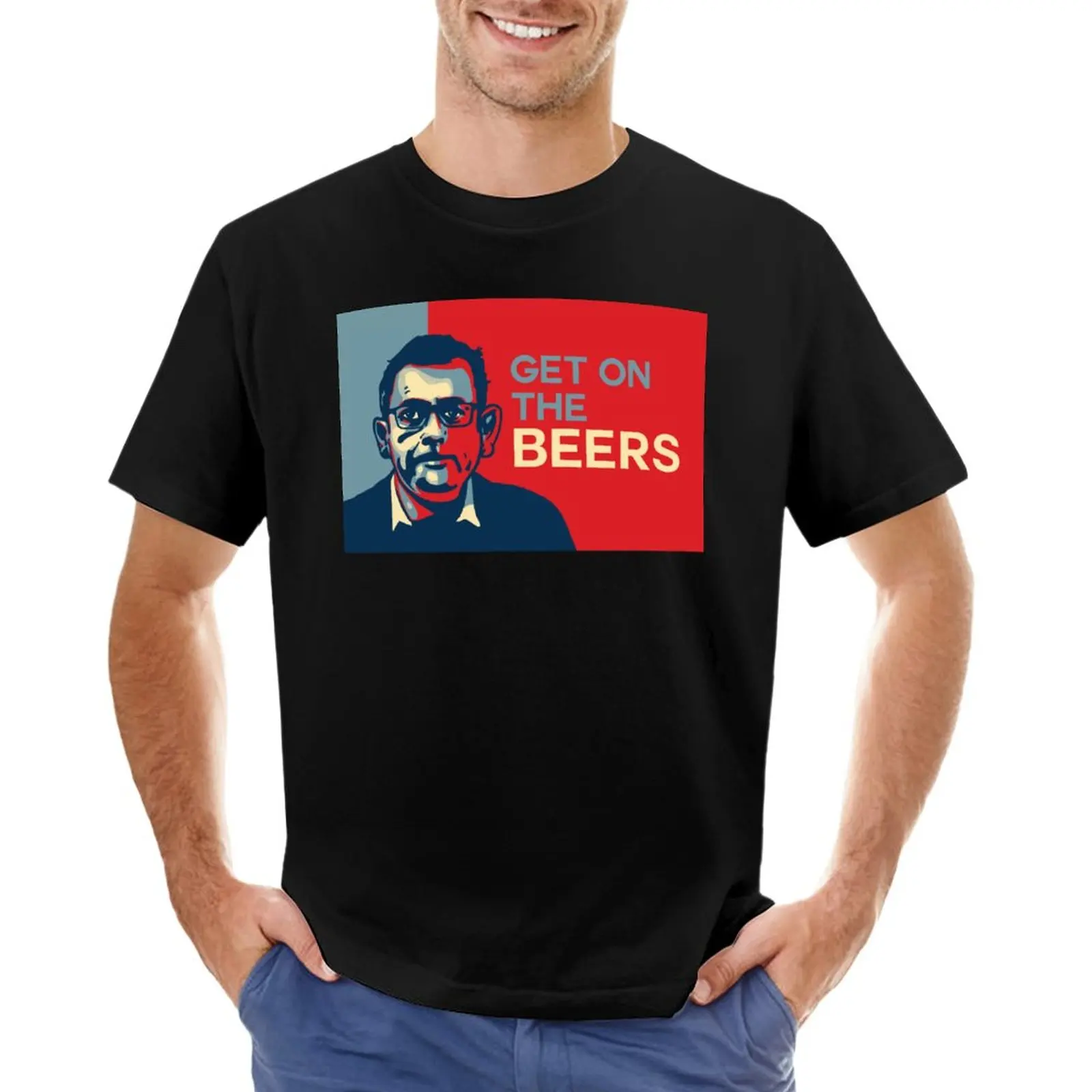 

Dan Andrews GET ON the beers T-Shirt quick-drying kawaii clothes t shirts for men pack