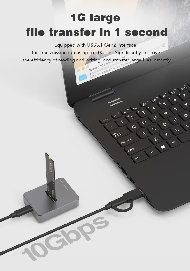 Dual Protocol Solid State Mobile Hard Disk