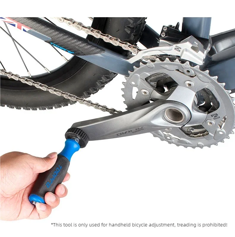 TOOPRE Mountainbike- und Rennrad-Pedal-Wartungswerkzeug: Simulationspedal-Schraubenschlüssel für Ketten- und Kurbelgarnituren – Detail 7
