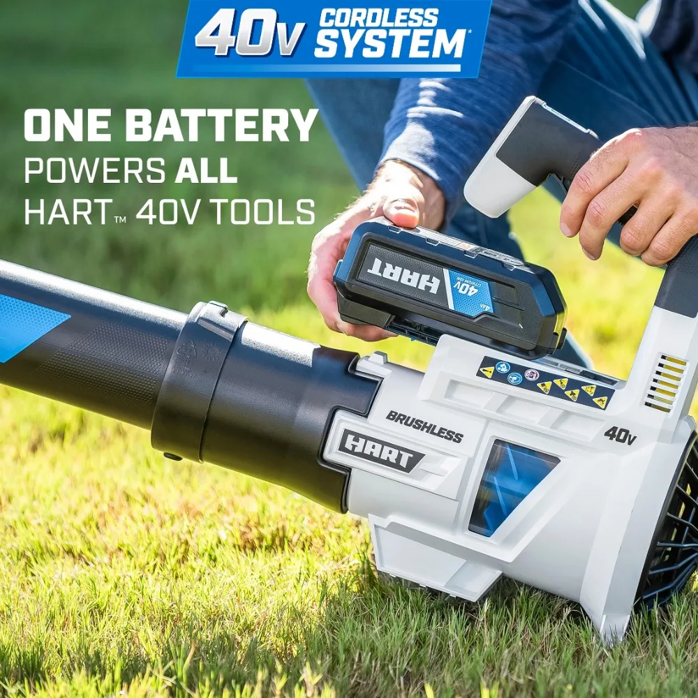 

HART 40-Volt Cordless Brushless Blower (Battery Not Included), Variable Speed Trigger