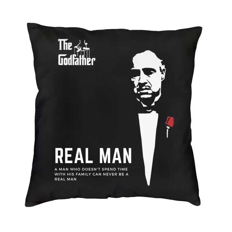 

Чехол для подушки с цитатами крестного отца, Классический мягкий бархатный современный чехол для дивана, домашний декор