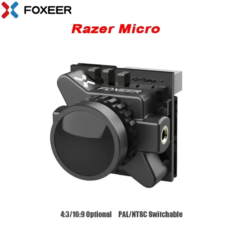 

Foxeer Razer Micro 1200TVL F FPV камера PAL NTSC переключаемый объектив 1,8 мм задержка 4 мс
