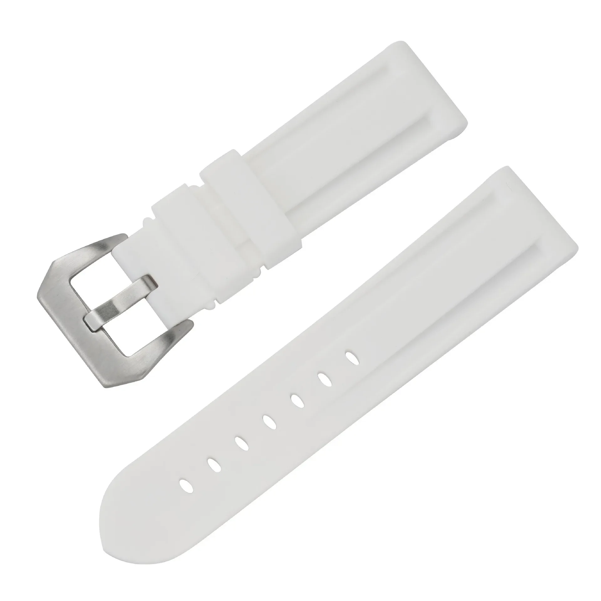Premium Silicone Sport Watch Band - Waterproof Rubber Strap