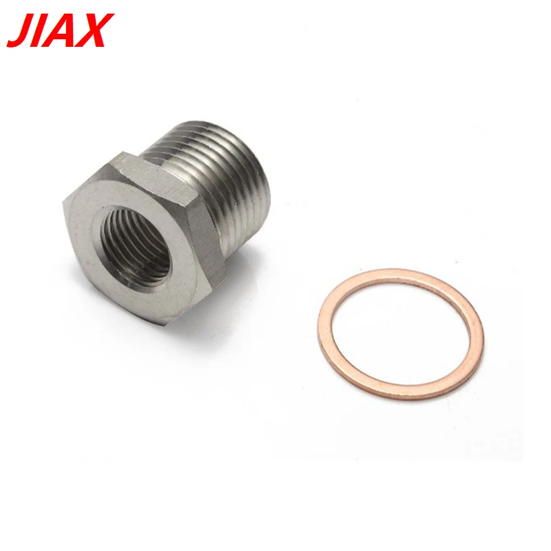 Exhaust O2 Oxygen Sensor Spacer Reducer Adapter M18 x 1.5mm to M12 x 1.25mm 5