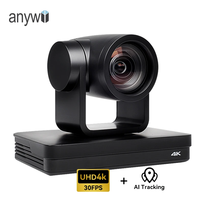 

Anywii 4k ai tracking camera video conference camera system broadcast kit video ptz 12x optical conference zoom camera