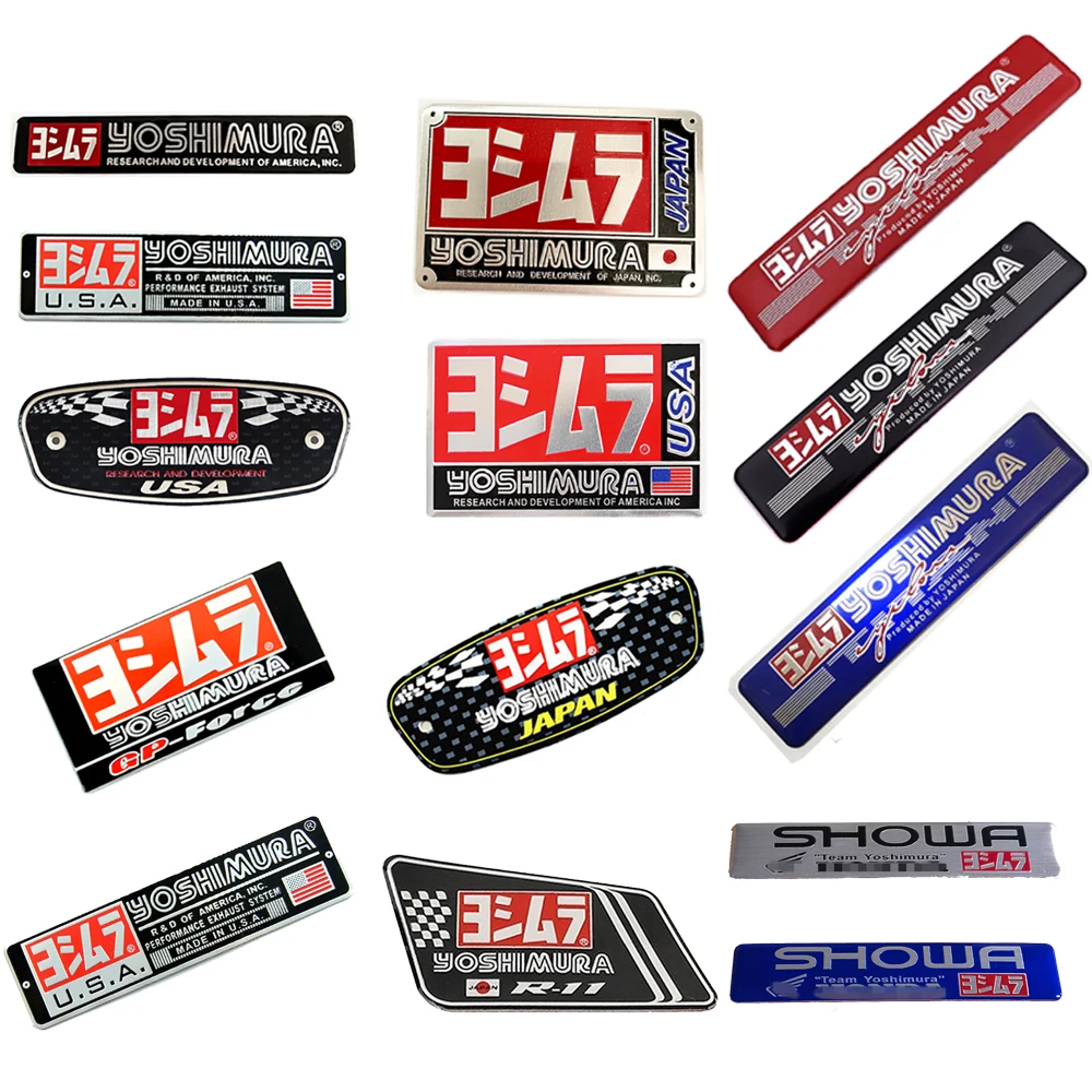 YOSHIMURA JAPAN R11 3D HEATPROOF EXHAUST BADGE STICKER GRAPHIC DECAL