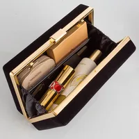 abendtasche schwarz gold