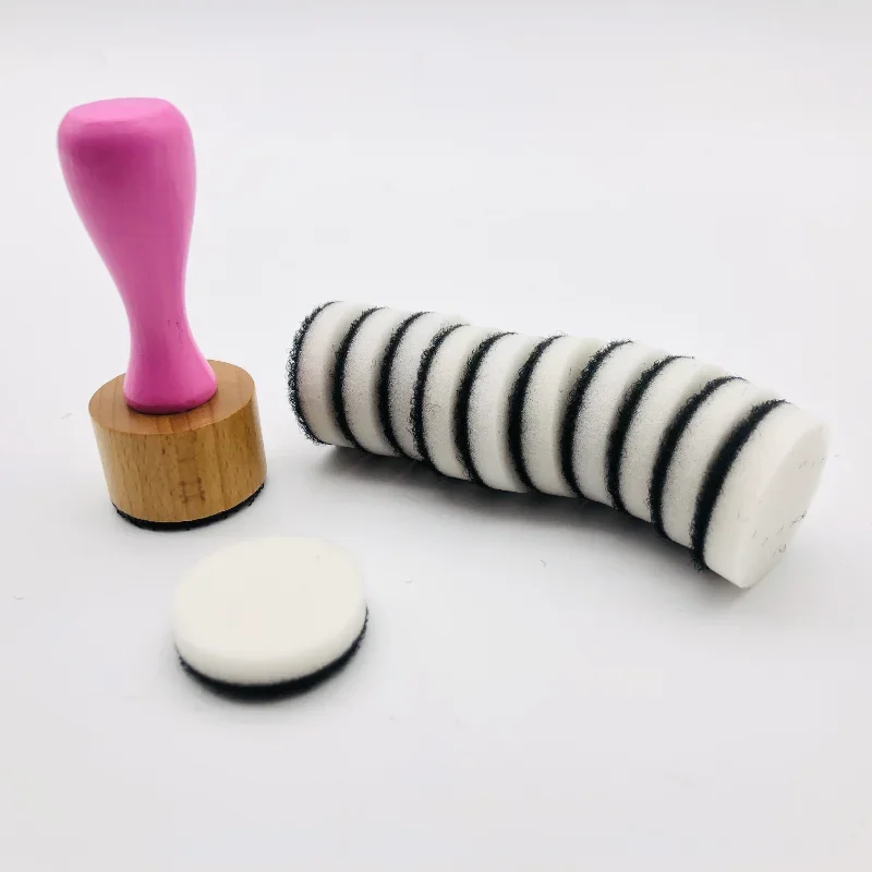 Lot De 2 Outils De Mélange D'Encre Avec 40 Tampons En Mousse De Rechange - Pinceaux Parfaits Pour Scrapbooking, Fabrication De Cartes Et Art Créatif
