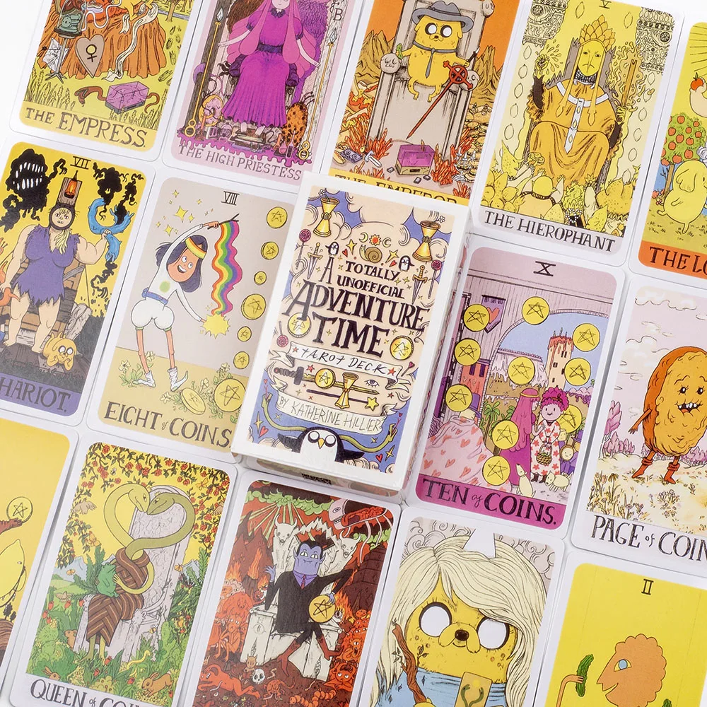 A Totally Unofficial Adventure Time Tarot Deck 78Pcs English