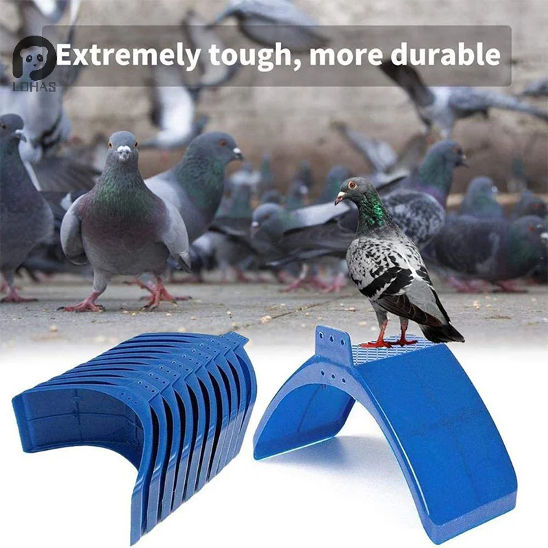 

1PC/10PCS Fashion Plastic Pigeon Perch Dove Blue Rest Stand Frame Parrots Dwelling Pigeon Perches Roost For Bird Supplies