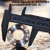 150mm Eyebrow Measuring Ruler Brow Mapping Vernier Caliper Double Scale Plastic Ruler for Eyebrow Tattoo Brow Makeup Tool 3