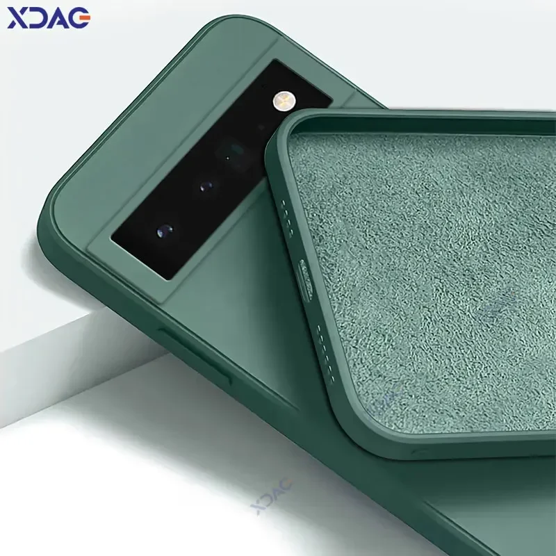 Luxury Soft Square Liquid Silicone Cellphone Case Cover