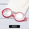 Portable Folding Reading Glasses Women Men Retro Presbyopic Eyeglasses Foldable Hanging Neck Glasses +1.00~+4.00 5
